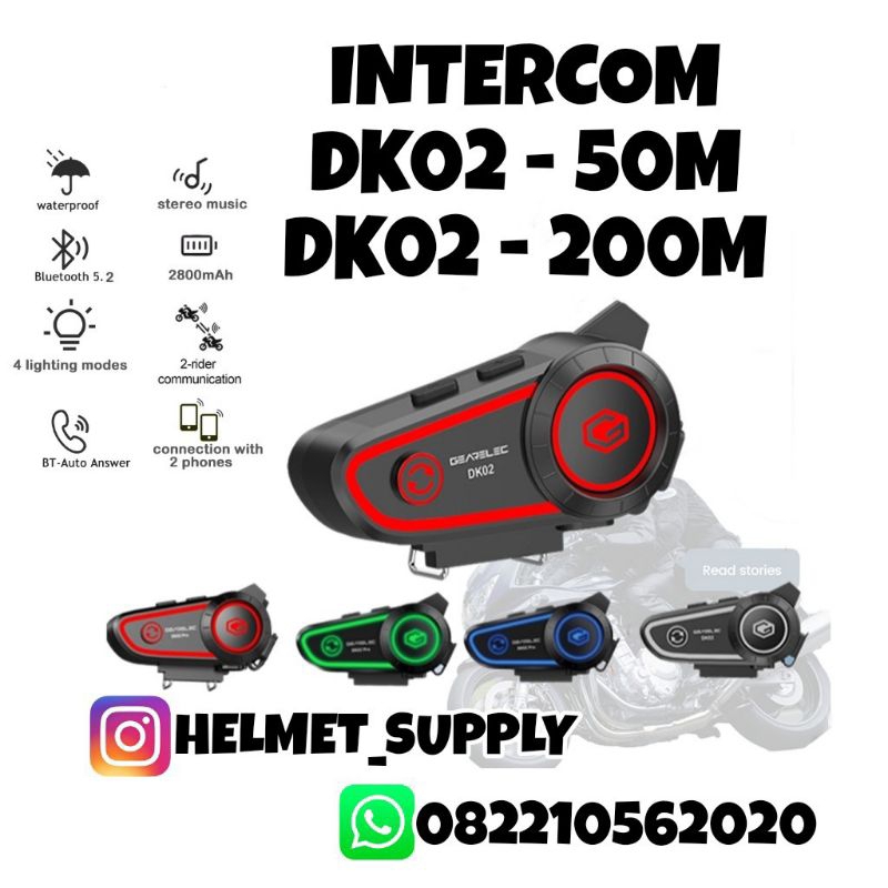 Dk02 hanset bloututh intercom