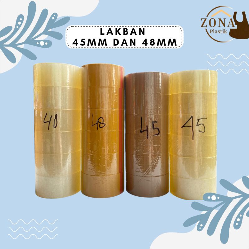 

Lakban /isolasi ukuran 45mm dan 48 mm