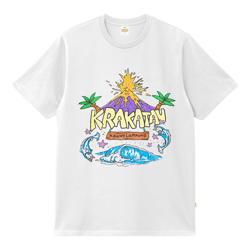 KAWAY Souvenir LampungTshirt Kaos Lampung KRAKATAU EXP