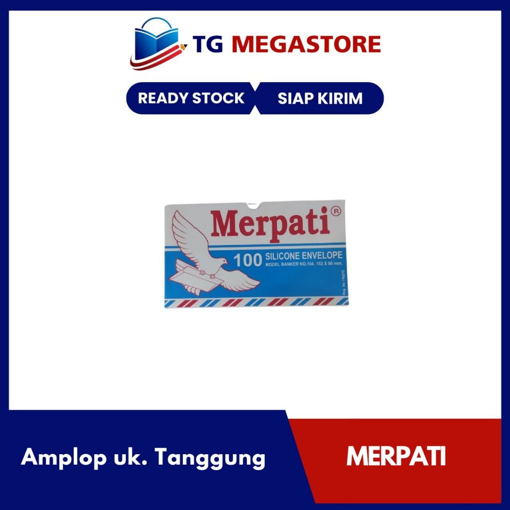 

Amplop Merpati 104 Tanggung Silicon Biru Airmail 70 gr