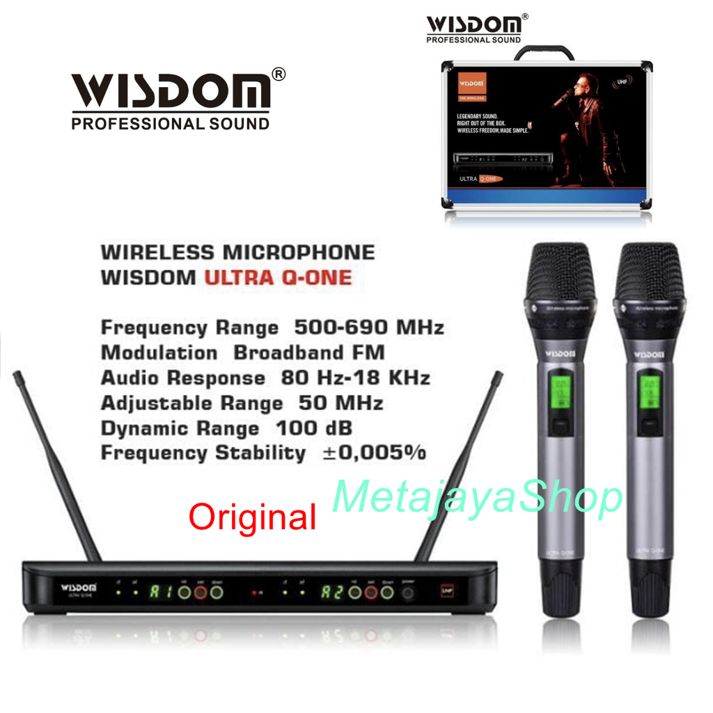 Mic Wireless Wisdom Ultra Q-ONE microphone wisdom ultra q-one