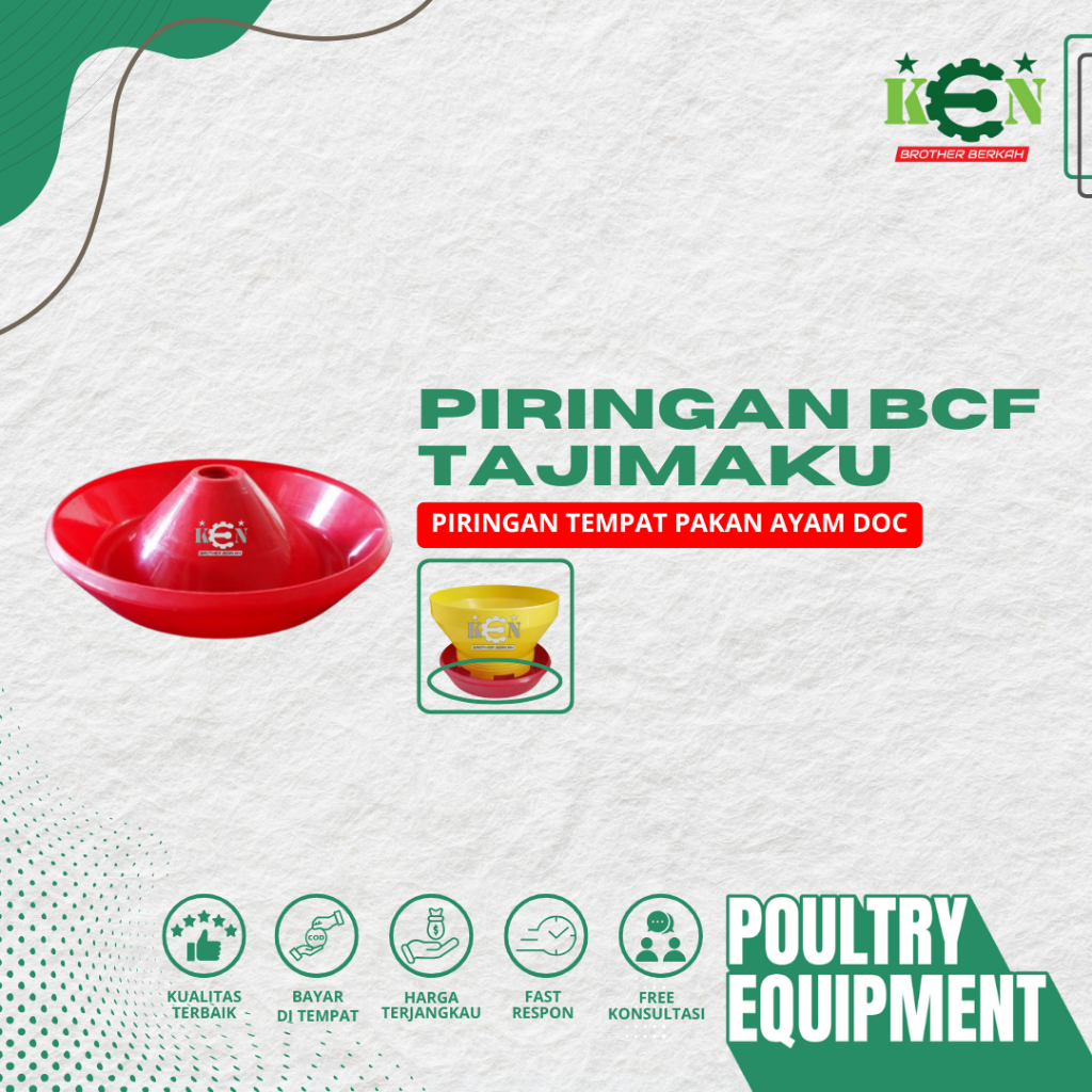 Piringan BCF Baby Chick Feeder murah Tempat Pakan Ayam