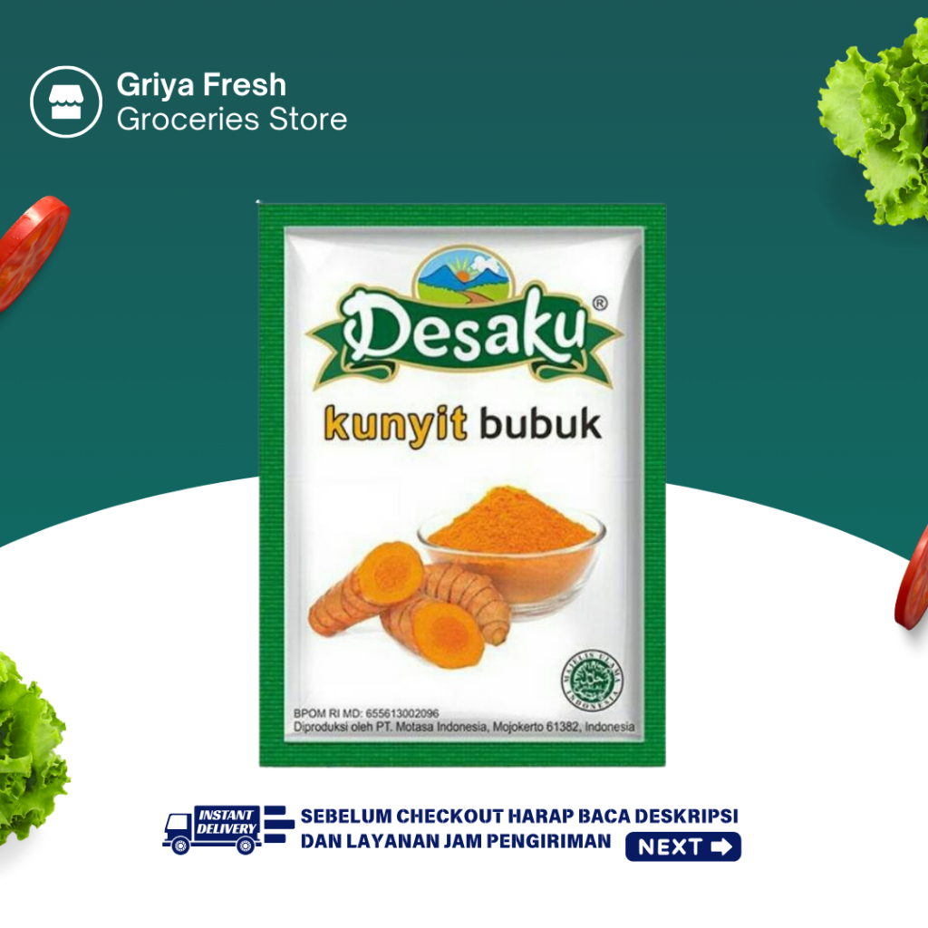 

Desaku Kunyit Bubuk 7,5 gr - Kirim Instant