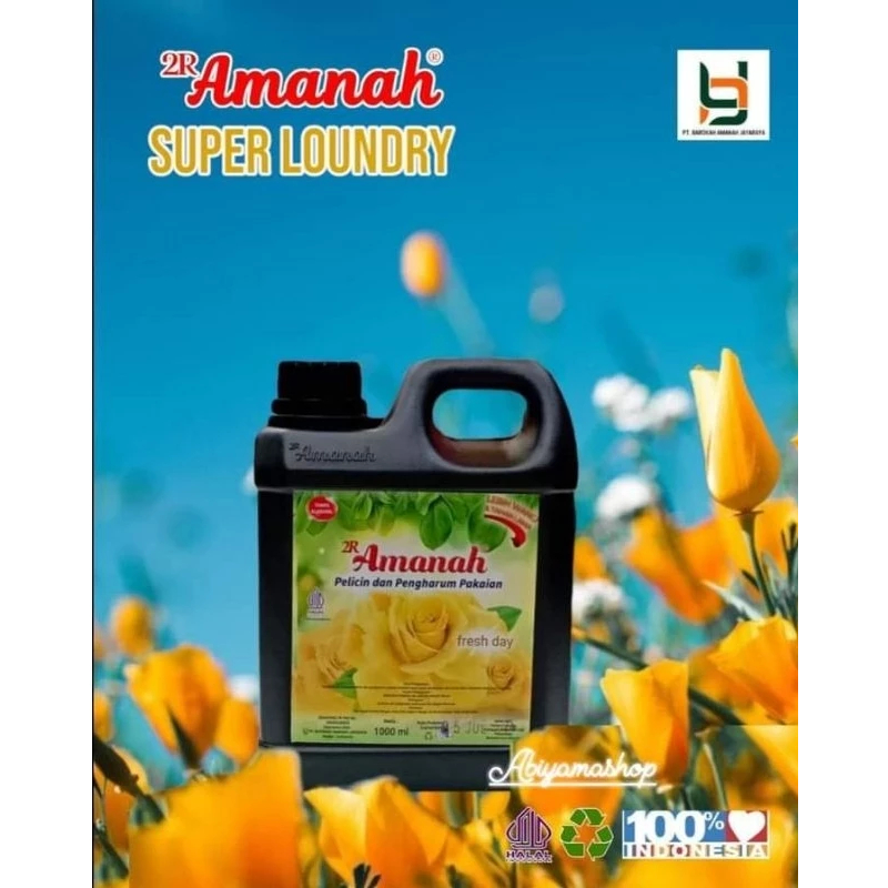 Amanah Super Laundry 1liter Kemasan Baru