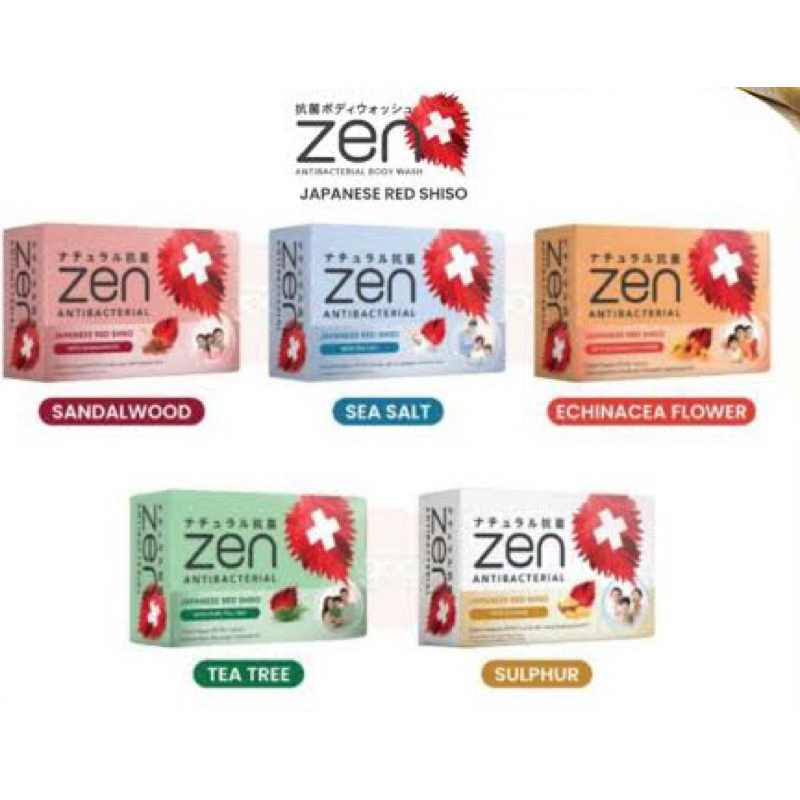 zen sabun batang antibacterial tea tree 70gr - zen sabun mandi sulphur - zen sabun batang - zen sabu