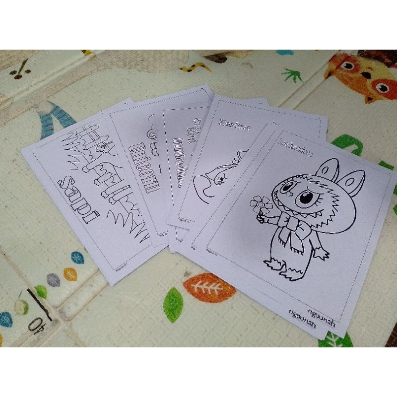 

kertas mewarnai 50 lembar