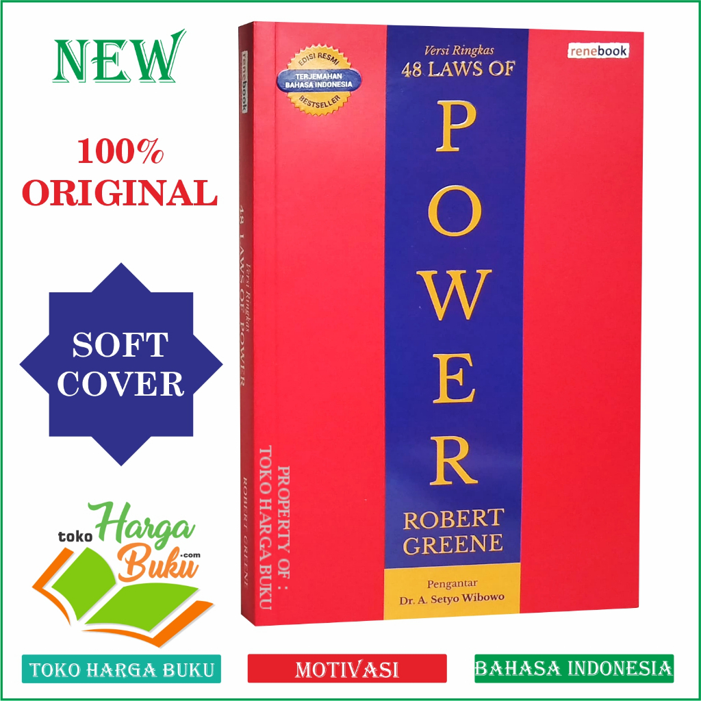 Foto 48 Laws of Power Versi Ringkas Karya Robert Greene Original Buku Hukum Kekuasaan Penerbit Turos