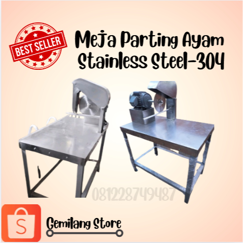 

Meja Pemotong Ayam Stainless Steel-304