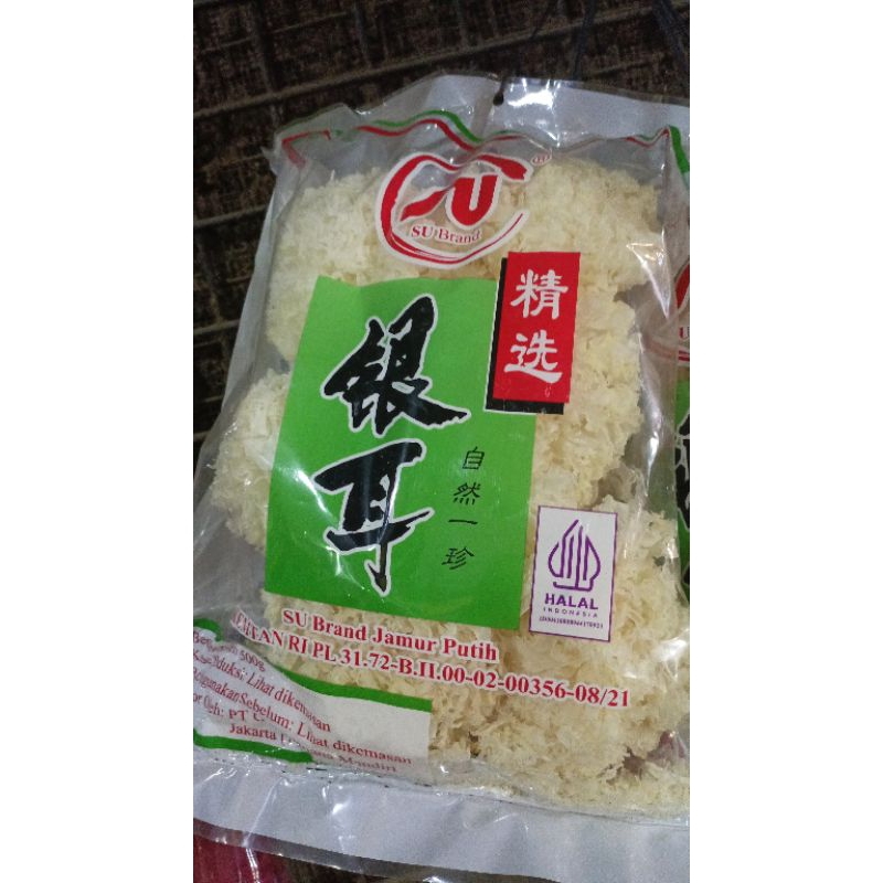 

jamur putih jamur salju kering snow white fungus 500 gr import