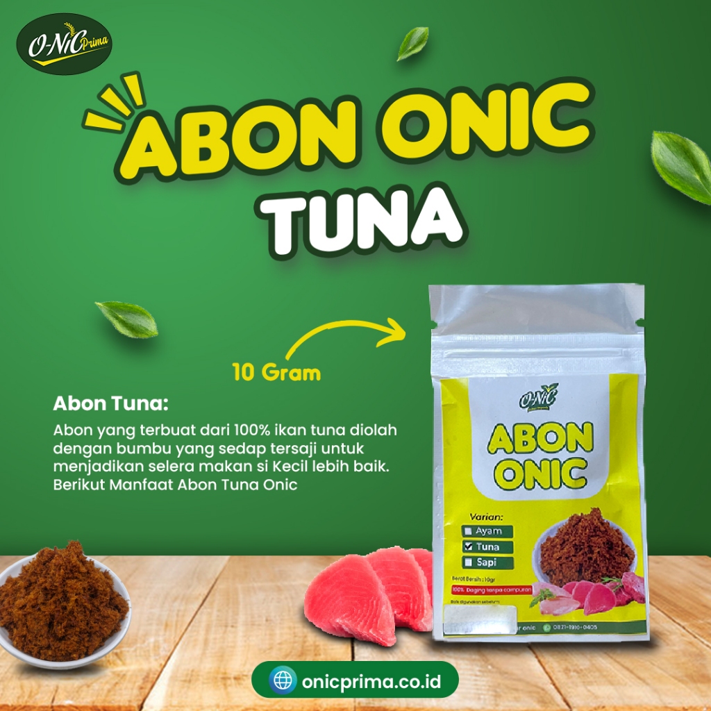 

Abon Onic Ikan Tuna full daging asli