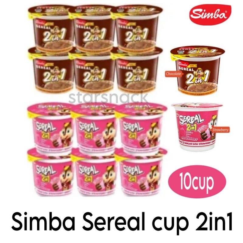 

Simba Sereal 2 in 1 isi 10cup/pack