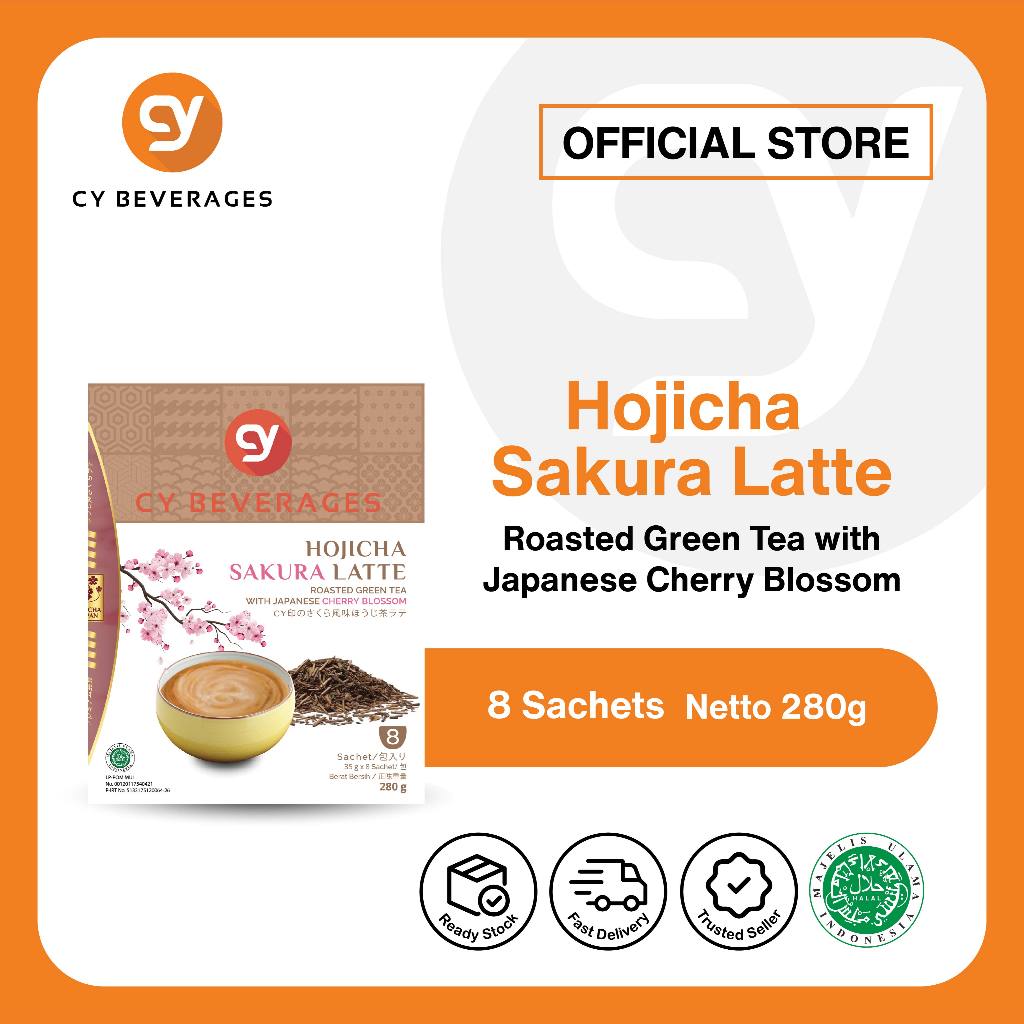 

CY Hojicha Sakura Latte Roasted Matcha Latte 8s