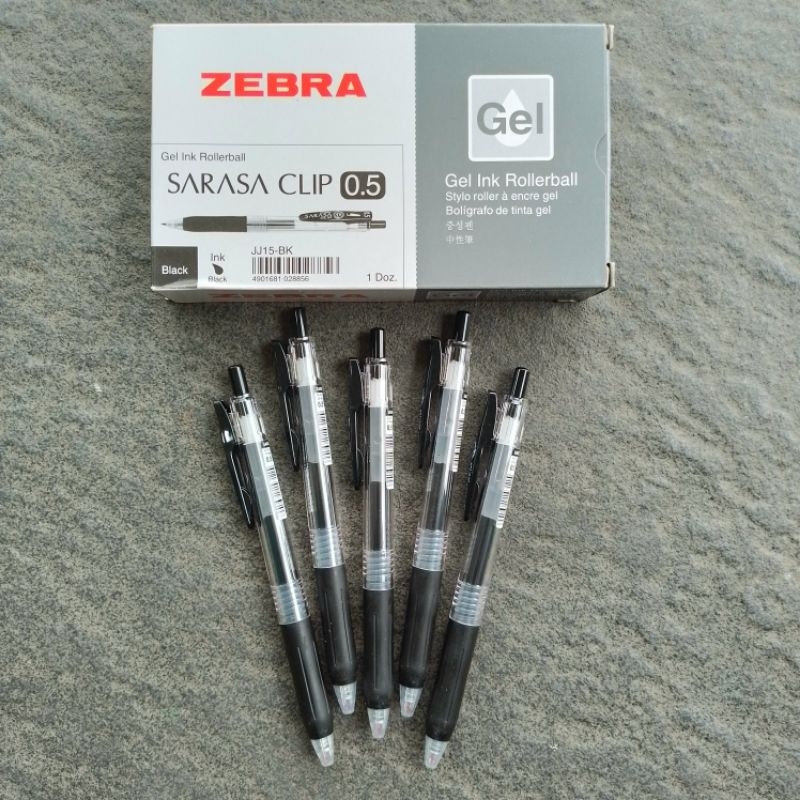 

Ay00! Pulpen Gel Pen Zebra Sarasa Clip 0,5mm Hitam ( 3 Pcs )