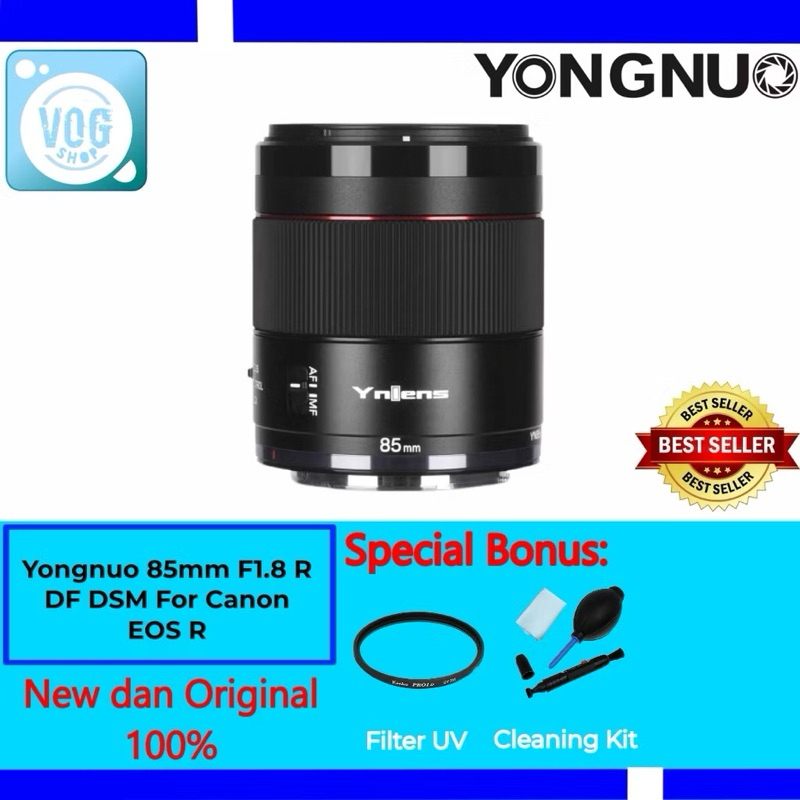 Lensa Yongnuo 85mm F1.8 R DF DSM For Canon EOS R RF-Mount