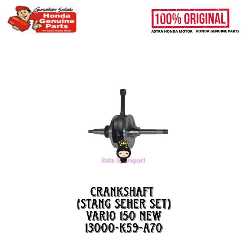 Crankshaft (Stang Seher Set) Honda Vario 150 New - 13000K59A70 - Kruk As Set Vario 150 New - Kruk As