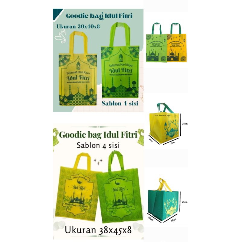 

Spun Bag Lebaran | Tas Hampers Lebaran | Goodiebag Lebaran