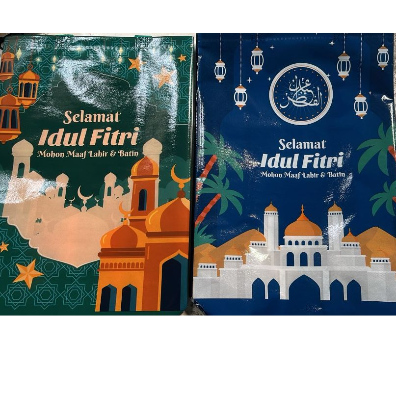 

Tas Idul Fitri Lebaran 30x40x10 Laminasi Bahan Premium Bahan Tebal Bisa Berdiri (1 LUSIN isi 12 PCS)