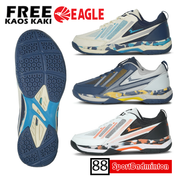 Eagle ZEPHYR Badminton Shoes - Sepatu Badminton Original Eagle