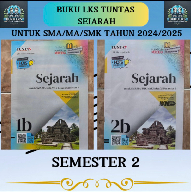 LKS TUNTAS SEJARAH KELAS 10 dan 11 KURIKULUM MERDEKA