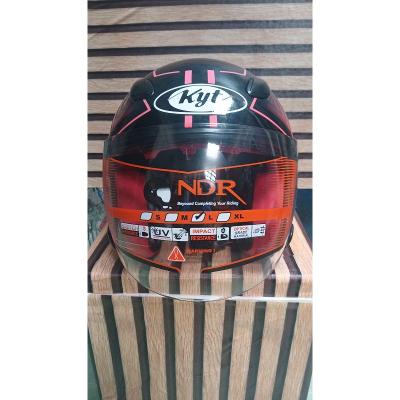 Helm KYT Dj Maru Motif Size L Bekas/Second