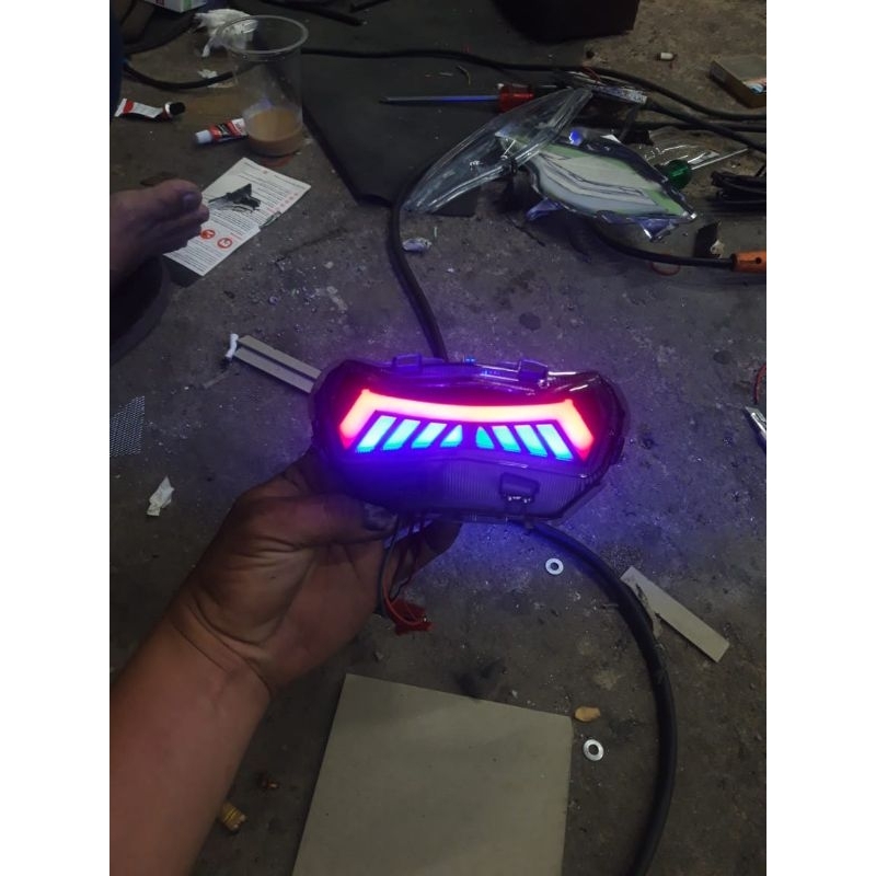 stoplamp new aerox custom lazy