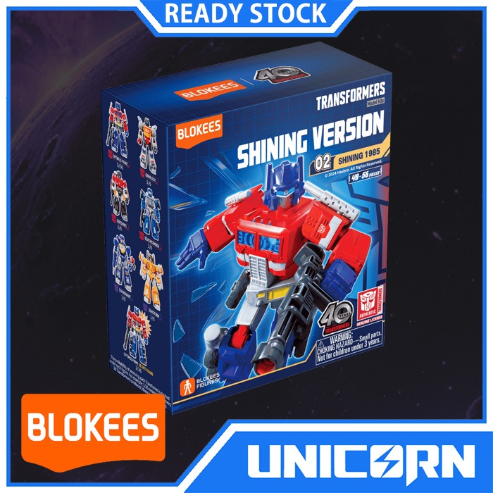 Transformers Shining Led Version 2 Ecer Satuan [Blokees] Optimus Prime / Jazz / Ratchet / Cliffjumpe