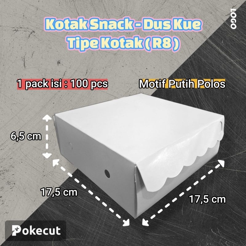 

Kotak Snack R8 Ivory - Dus Kue - Kotak Makanan Merk Depaper