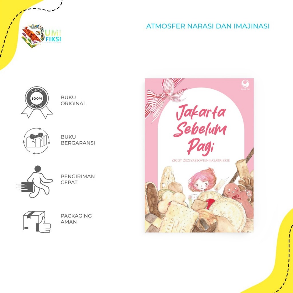 Buku Novel - Jakarta Sebelum Pagi - Ziggy - Grasindo - Bumifiksi