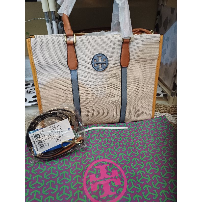 tote kanvas tory burch (defect)