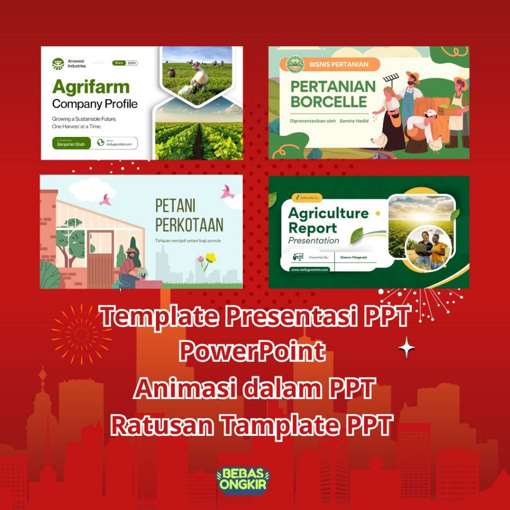 PAKET TEMPLATE POWERPOINT PREMIUM PPT Power Point Presentasi Animasi