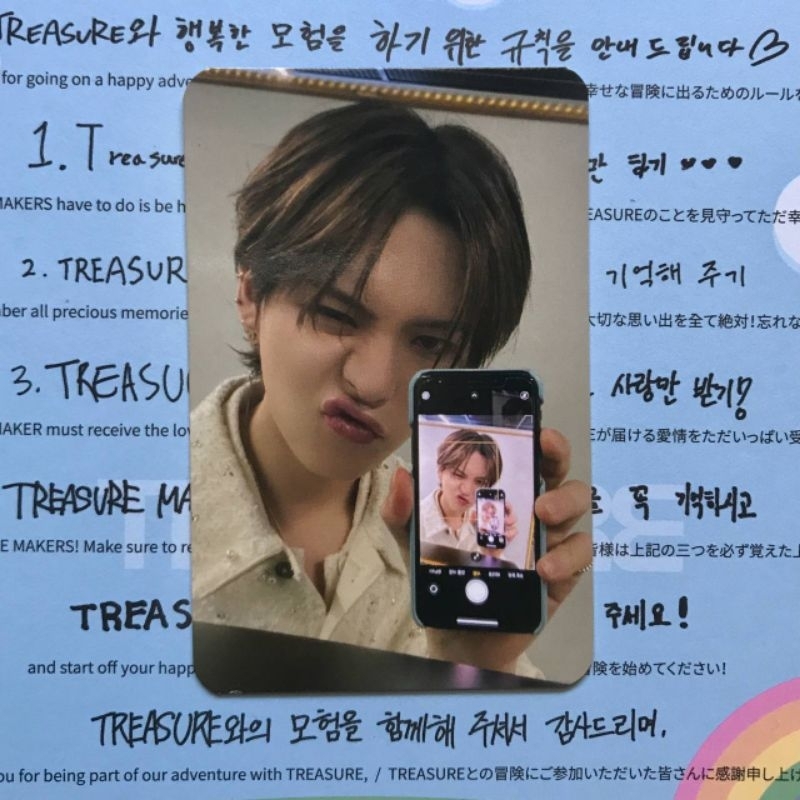 [OFFICIAL] PC Photocard Treasure YG Tag POB YGS Reboot Mirror Selca Yoshi