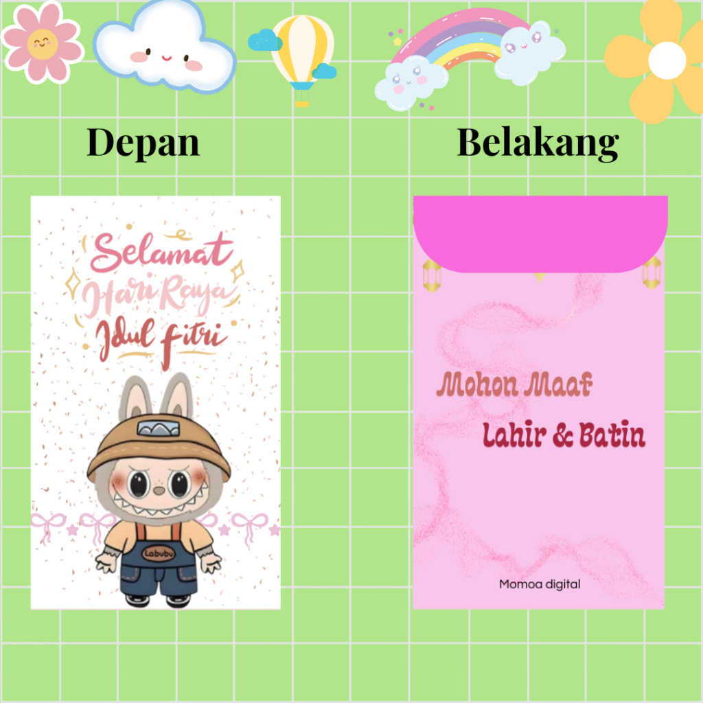 

Amplop Lebaran Labubu isi 30-40 tebal