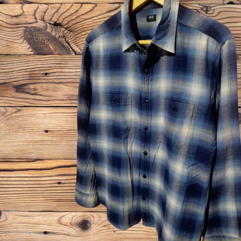 flanel uniqlo veterano murayama size M