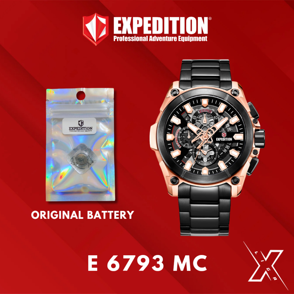 Baterai Jam Tangan Expedition E 6793 MC Original