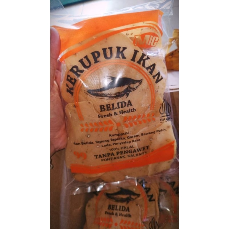 

KERUPUK IKAN BELIDAK ASLI 325 gr DARI KAPUAS HULU/PUTUSSIBAU