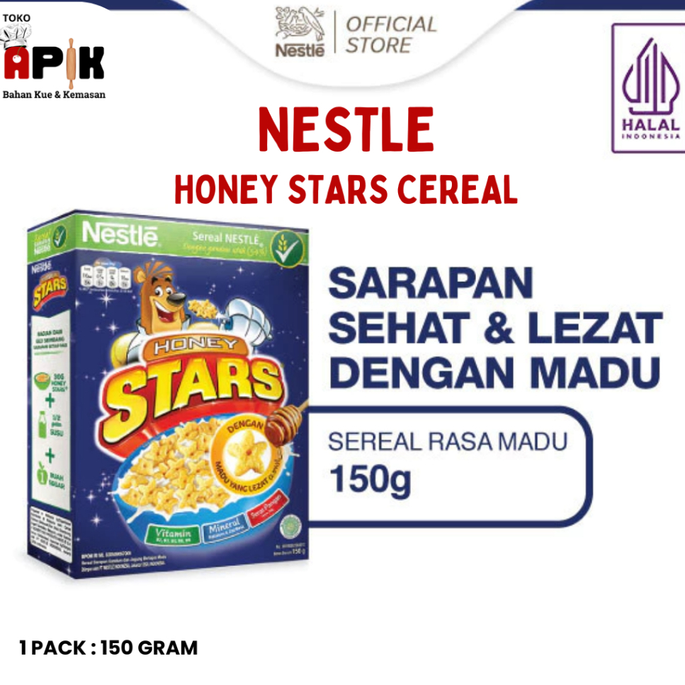 

HONEY STARS Cereal Box 150g / HONEY STARS CEREAL 150 GR PACK