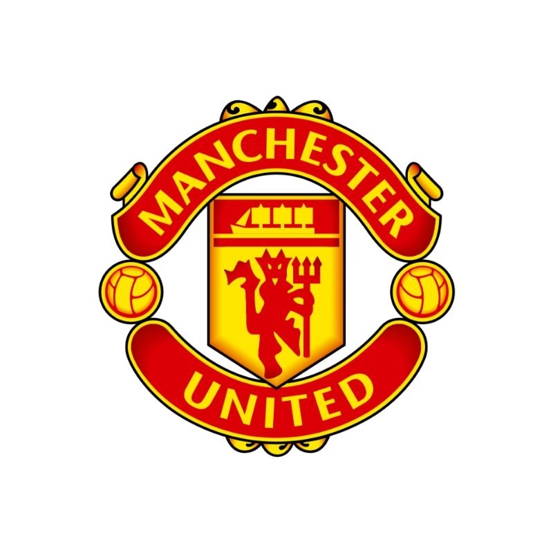 

Stiker Logo Manchester United Logo Club Sepak Bola Bahan HVS Laminasi Glossy Tebal
