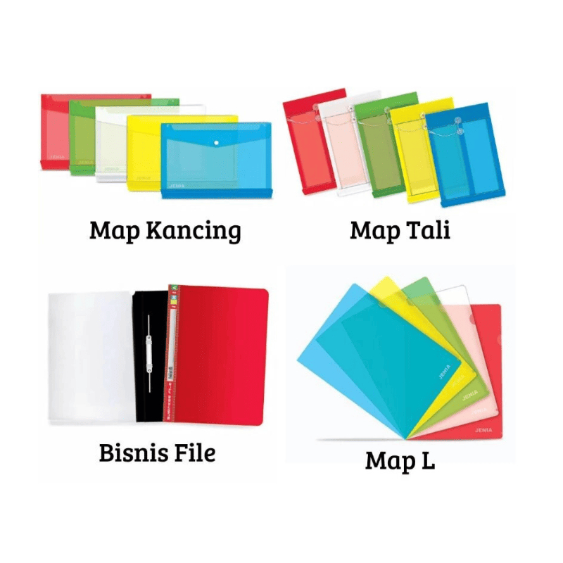 

Map plastik folio , Map kancing / Map bisnis file /Map Tali / Map L / clear sleaves