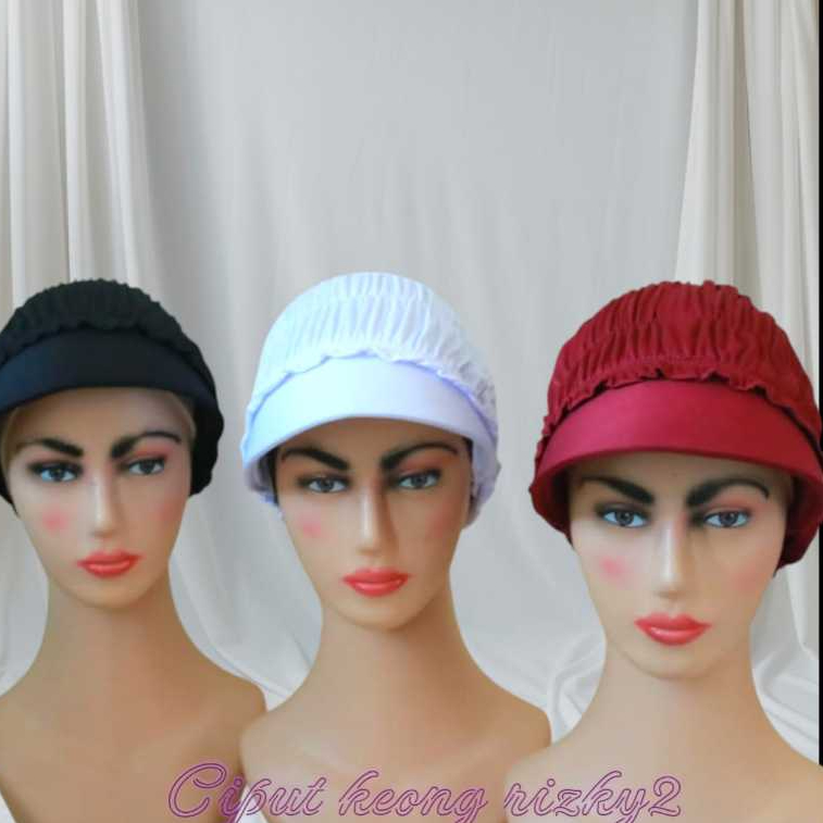 inner kerut  / ciput Keong / dalaman Ciput basic/Kupluk nene