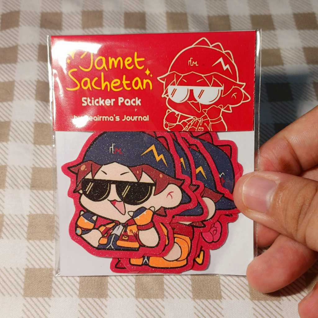 

Boboiboy Fanmerch || Boboiboy Gentar Stiker Die Cut by Warunk Buldjo