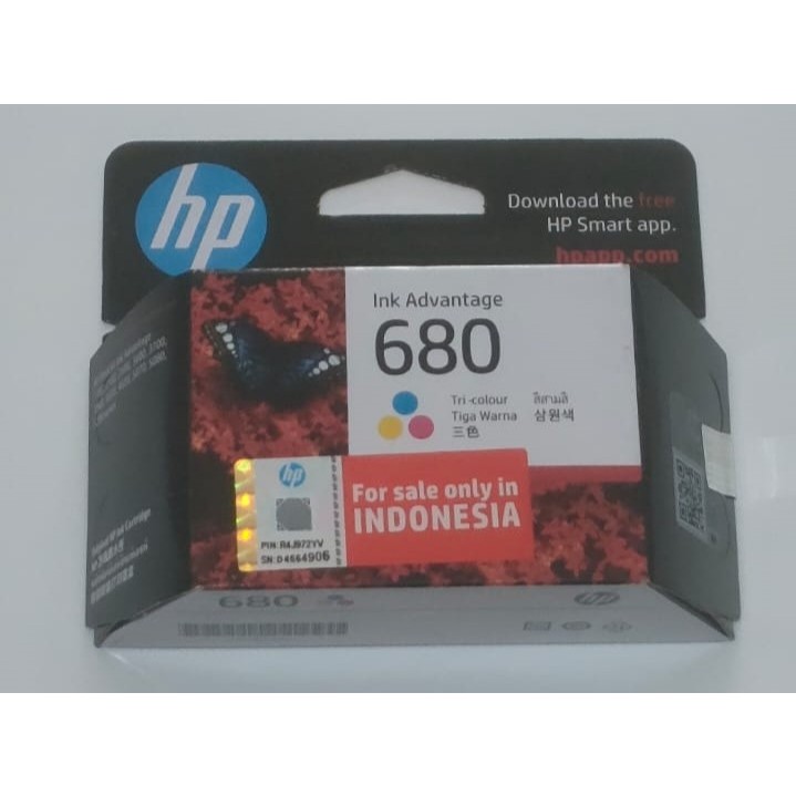 Tinta HP 680 Color Printer HP Deskjet 2135 3635