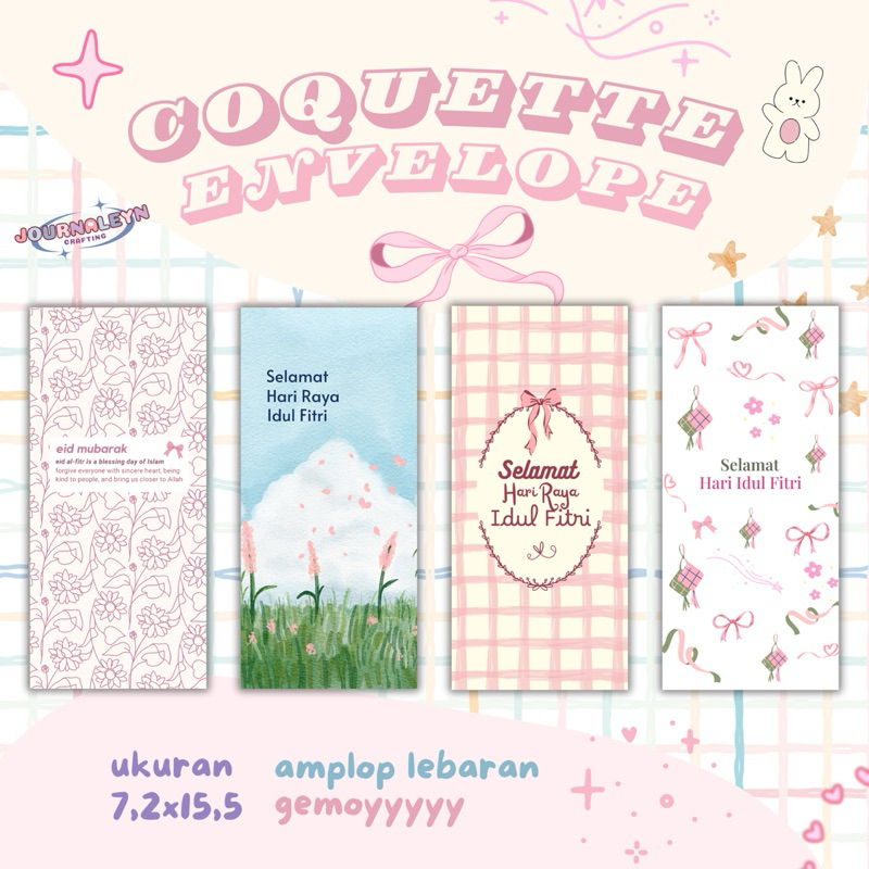 

AMPLOP LEBARAN LUCU COQUETTE vol.2