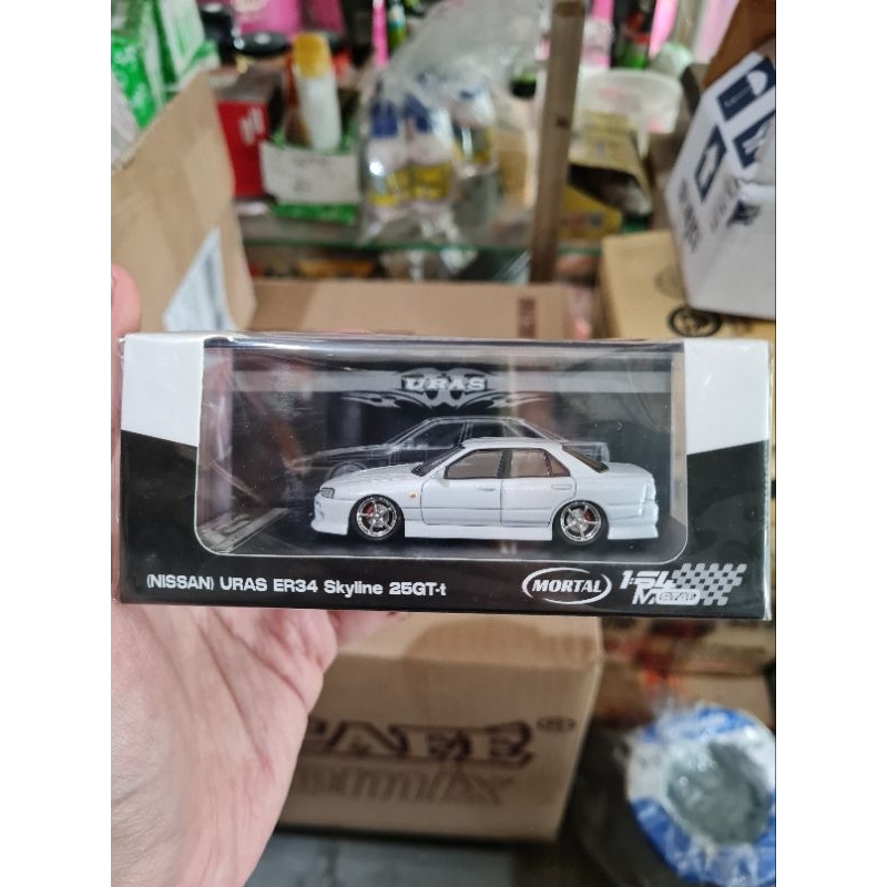 mortal 1:64 Nissan URAS ER34 SKYLINE 25 GT-t Limited Edition 1/499