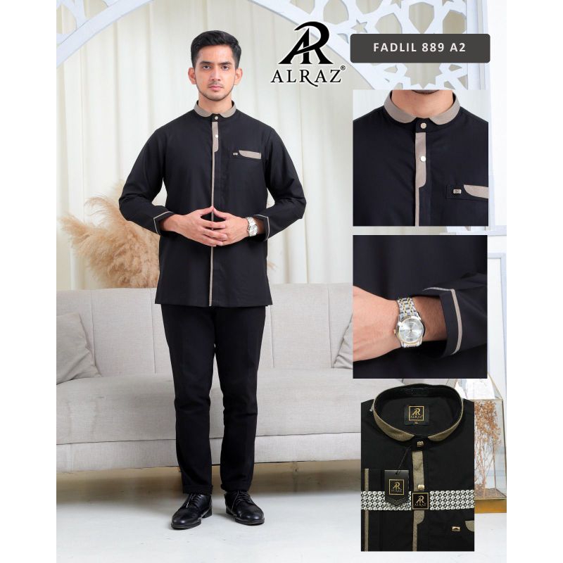 BAJU KOKO ALRAZ KHUSUS HITAM