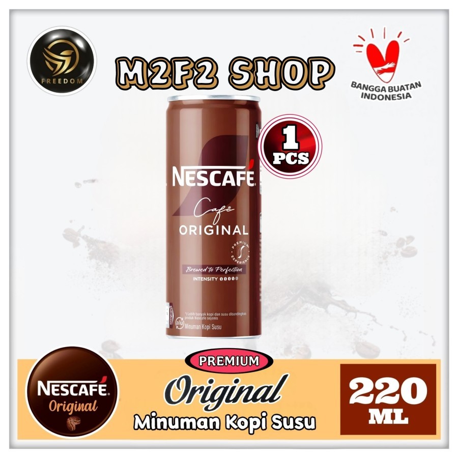 

Nescafe Coffee Premium Original Can | Kopi Kaleng - 220 ml (Kemasan Satuan)