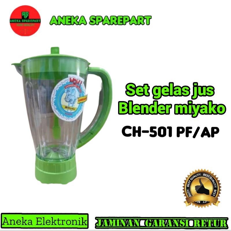 set gelas jus blender miyako CH-501 PF/AP