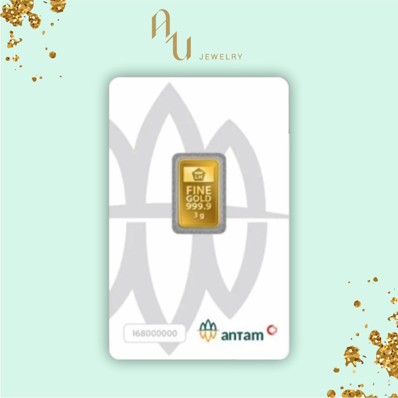 Logam Mulia Emas Antam 3 gram Certieye / 3 gr Antam Retro