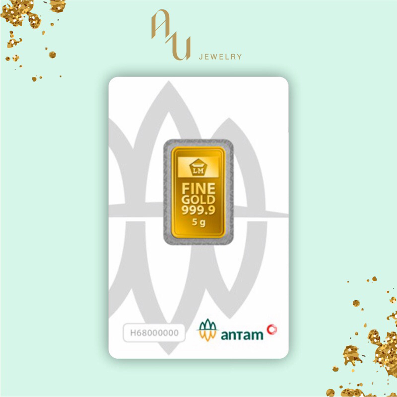 Logam Mulia Emas Antam 5 gram Certieye / 5 gr Antam Retro koooo I