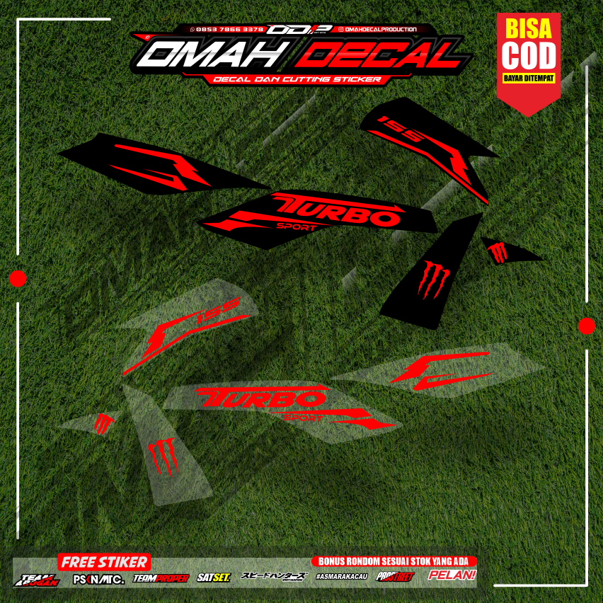 striping nmax turbo new thailand transparan old modifikasi motif api minimalis racing stiker nmax 5