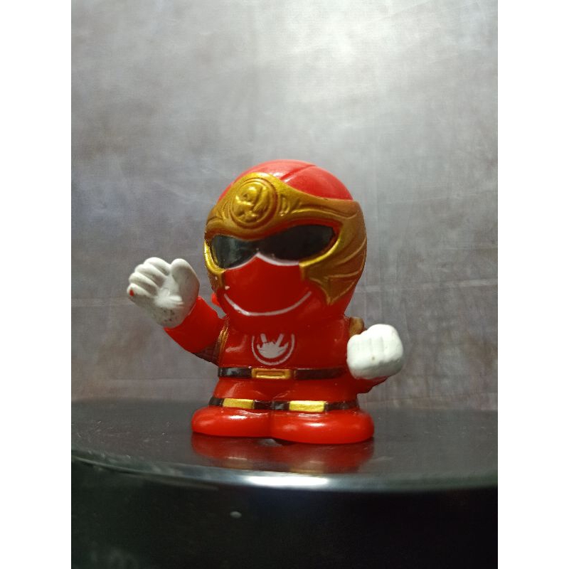 Figure Vinyl Super Sentai Red Character Hurricaneger Red Chibi Fingerdoll